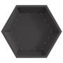 Fogón Hexagonal Negro 75x75x28 cm Acero by , Chimneys - Ref: Foro24-858996, Price: 105,89 €, Discount: %