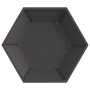 Fogata Hexagonal Negra 100x100x28 cm Acero de , Chimeneas - Ref: Foro24-858998, Precio: 141,91 €, Descuento: %