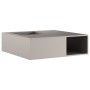Hoguera con almacenamiento para leña 100x100x30 cm Acero envejecido by , Chimneys - Ref: Foro24-859001, Price: 165,87 €, Disc...