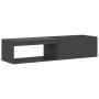 Hoguera con Almacenamiento para Troncos Negro 160x45x35 cm Acero de , Chimeneas - Ref: Foro24-859002, Precio: 185,84 €, Descu...