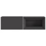 Hoguera con Almacenamiento para Troncos Negro 160x45x35 cm Acero de , Chimeneas - Ref: Foro24-859002, Precio: 185,84 €, Descu...