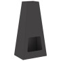Hoguera Negra 50x35x100 cm Acero de , Chimeneas - Ref: Foro24-859004, Precio: 108,37 €, Descuento: %