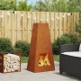Hoguera 50x35x100 cm de acero envejecido de , Chimeneas - Ref: Foro24-859005, Precio: 93,92 €, Descuento: %