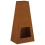 Hoguera 50x35x100 cm de acero envejecido de , Chimeneas - Ref: Foro24-859005, Precio: 93,92 €, Descuento: %
