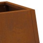 Hoguera 50x35x100 cm de acero envejecido de , Chimeneas - Ref: Foro24-859005, Precio: 93,92 €, Descuento: %