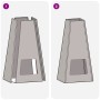 Hoguera 50x35x100 cm de acero envejecido de , Chimeneas - Ref: Foro24-859005, Precio: 93,92 €, Descuento: %
