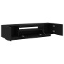 Mueble para TV con luces LED Negro Roble 160x35x40 cm Madera de calidad von , TV-Möbel - Ref: Foro24-861103, Preis: 126,84 €,...