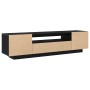 Mueble para TV con luces LED Negro Roble 160x35x40 cm Madera de calidad von , TV-Möbel - Ref: Foro24-861103, Preis: 126,84 €,...