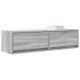 mueble de TV  Gris Sonoma 100x31x25,5 cm Madera elaborada | Foro24.es | Tu tienda online para hogar, jardín y más Foro24.es