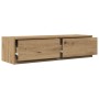 mueble para TV de roble artesano 100x31x25,5 cm de madera elaborada von , TV-Möbel - Ref: Foro24-861534, Preis: 65,42 €, Raba...