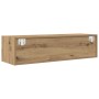 mueble para TV de roble artesano 100x31x25,5 cm de madera elaborada von , TV-Möbel - Ref: Foro24-861534, Preis: 65,42 €, Raba...