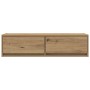 mueble para TV de roble artesano 100x31x25,5 cm de madera elaborada von , TV-Möbel - Ref: Foro24-861534, Preis: 65,42 €, Raba...