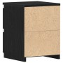 Mesa de Noche con Cajones de Roble Negro 30x30x40 cm de , Mesitas de noche - Ref: Foro24-861988, Precio: 47,15 €, Descuento: %