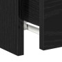 Mesa de Noche con Cajones de Roble Negro 30x30x40 cm de , Mesitas de noche - Ref: Foro24-861988, Precio: 47,15 €, Descuento: %
