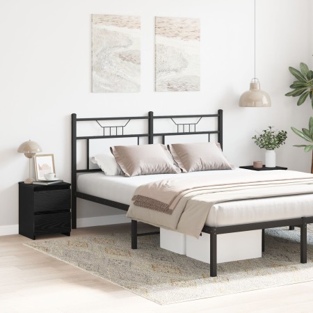 Mesitas de Noche con Cajones 2 pcs Negro Roble 30x30x40 cm de , Mesitas de noche - Ref: Foro24-861989, Precio: 81,08 €, Descu...