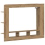 Cabinet de TV Wall-Mounted de en Roble Artesanal 152x22x113 cm von , TV-Möbel - Ref: Foro24-861998, Preis: 97,73 €, Rabatt: %