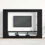 Cabinet de TV Wall-Mounted Negro Roble 152x22x113 cm von , TV-Möbel - Ref: Foro24-861999, Preis: 103,37 €, Rabatt: %