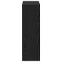 Libro Cabinet Negro 60x24x76 cm Madera Elaborada | Foro24.es | Tu tienda online para hogar, jardín y más Foro24.es