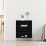 Sideboard Negro Roble 57x35x70 cm Madera Compuesta de , Aparadores - Ref: Foro24-862043, Precio: 65,72 €, Descuento: %