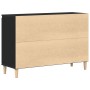 Aparador Negro de Roble 101x35x60 cm en Madera Ingenierizada de , Aparadores - Ref: Foro24-862044, Precio: 114,54 €, Descuent...