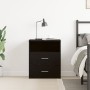 Mesita de Noche Negra de Roble 50x32x60cm de de , Mesitas de noche - Ref: Foro24-862051, Precio: 68,76 €, Descuento: %