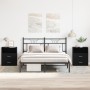 Mesas de Noche 2 pcs Negro Roble 50x32x60cm Madera MDF de , Mesitas de noche - Ref: Foro24-862052, Precio: 124,48 €, Descuent...