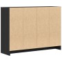 Sideboard Negro Roble 102x33x75 cm Madera Elaborada de , Aparadores - Ref: Foro24-862084, Precio: 111,47 €, Descuento: %