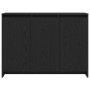 Sideboard Negro Roble 102x33x75 cm Madera Elaborada de , Aparadores - Ref: Foro24-862084, Precio: 111,47 €, Descuento: %