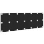 Cabecero de pared de roble negro 240x1.5x80 cm hecho de madera elaborada von , Kopf- und Fußteile - Ref: Foro24-862085, Preis...