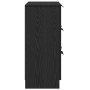 Aparador de roble negro de 60x30x70 cm de madera elaborada de , Aparadores - Ref: Foro24-862087, Precio: 78,15 €, Descuento: %