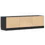 Gabinete para TV - Roble Negro - 140x35x40 cm - Hecho de Madera Ingieniería von , TV-Möbel - Ref: Foro24-862088, Preis: 107,6...