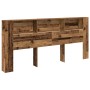 Cabecero de Armario de Madera Vieja 220x18,5x104,5 cm von , Kopf- und Fußteile - Ref: Foro24-862090, Preis: 101,31 €, Rabatt: %