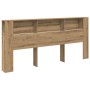 Cabecero Artisanal de Roble 220x18,5x104,5 cm von , Kopf- und Fußteile - Ref: Foro24-862091, Preis: 101,31 €, Rabatt: %