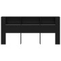 Cabecero Armario Negro Roble 220x18,5x104,5 cm von , Kopf- und Fußteile - Ref: Foro24-862092, Preis: 107,16 €, Rabatt: %