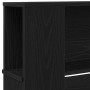 Cabecero Armario Negro Roble 220x18,5x104,5 cm von , Kopf- und Fußteile - Ref: Foro24-862092, Preis: 107,16 €, Rabatt: %