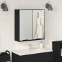 Gabinete Espejo de Baño - Roble Negro, 64x20x66.5 cm, Hecho de Madera Elaborada by , bathroom vanities - Ref: Foro24-862096, ...