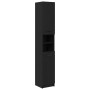 Gabinete de baño de roble negro - 32x34x188.5 cm by , bathroom vanities - Ref: Foro24-862097, Price: 105,17 €, Discount: %