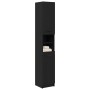 Gabinete de baño de roble negro - 32x34x188.5 cm by , bathroom vanities - Ref: Foro24-862097, Price: 105,17 €, Discount: %