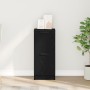 Aparador Negro de Roble - 30x30x70 cm, Hecho de Madera Elaborada de , Aparadores - Ref: Foro24-862098, Precio: 45,15 €, Descu...
