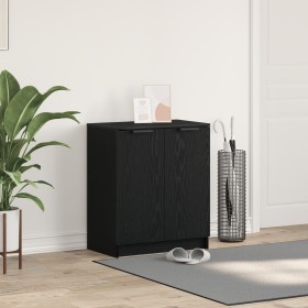 Cabinet para zapatos Negro Roble 59x35x70 cm Madera elaborada von , Schränke und Lagerung - Ref: Foro24-862100, Preis: 86,32 ...