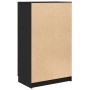 Armario para zapatos en roble negro, 59x35x100 cm, hecho de madera von , Schränke und Lagerung - Ref: Foro24-862102, Preis: 1...