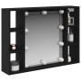Espejo de LED - Roble Negro - 76x15x55 cm - Hecho de Madera Elaborada von , Schränke und Lagerung - Ref: Foro24-862104, Preis...