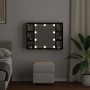 Espejo de LED - Roble Negro - 76x15x55 cm - Hecho de Madera Elaborada von , Schränke und Lagerung - Ref: Foro24-862104, Preis...