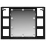 Espejo de LED - Roble Negro - 76x15x55 cm - Hecho de Madera Elaborada von , Schränke und Lagerung - Ref: Foro24-862104, Preis...
