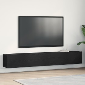 Armarios para TV 2 unidades Negro Roble 100x30x30 cm Madera von , TV-Möbel - Ref: Foro24-862106, Preis: 95,95 €, Rabatt: %