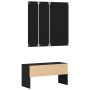 Conjunto de Muebles para Pasillo en Madera Ingenierizada de Roble Negro von , Bänke für Hallen und Lager - Ref: Foro24-862107...