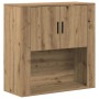 Gabinete de Pared Roble Artesanal 80x33x80 cm Madera de Ingeniería von , Schränke und Lagerung - Ref: Foro24-862115, Preis: 7...