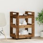 Carro de cocina de madera antigua 60x45x80 cm de madera ingeniería von , Küchen- und Speisewagen - Ref: Foro24-862117, Preis:...