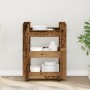 Carro de cocina de madera antigua 60x45x80 cm de madera ingeniería von , Küchen- und Speisewagen - Ref: Foro24-862117, Preis:...