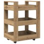 Carro de cocina Roble Artisan 60x45x80 cm Madera de ingeniería von , Küchen- und Speisewagen - Ref: Foro24-862118, Preis: 72,...